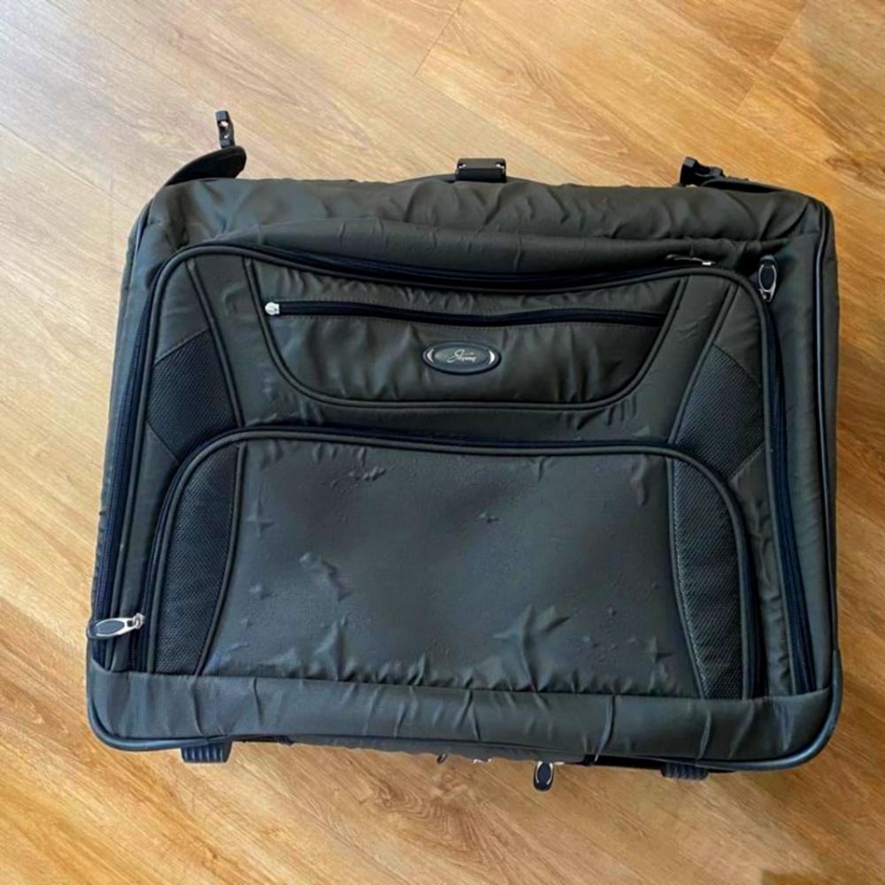 Black Garment Bag Suitcase